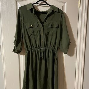 Collard green midi dress 🤩 (3/15)